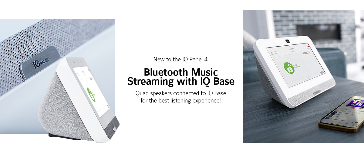 IQ panel 4 - Bluetooth Music streaming with IQ Base